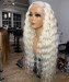 613 blonde colored Loose Wave Human Hair Wigs For Sale 