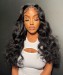 Dolago 4x4 HD Swiss Lace Closure Wig 250% Body Wave Real HD Crystal Closure Wigs Human Hair For Black Women Glueless Side Part Closure Wig With Undetectable Hairline Free Shipping