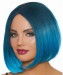 Blue Colored Wigs For Women With Baby Hair For Sale 
