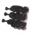 Dolago Water Wave Lace Frontal Closure with Bundles 4Pcs Lot Human Hair Weaves with Closure