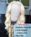 Dolago 180% Body Wave 613 Frontal Wig For Black Women Natural Blonde HD Transparent Lace Front Human Hair Wig With Lightly Bleached The Knots For Sale 613 Golden 13x6 Front Lace Wig Free Shipping