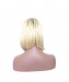 Synthetic Lace Front Wig 1B/Blonde Straight Short Bob Ombre Wigs