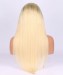 two tone ombre 1B/613 blonde wig human hair