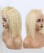 Good Quality Curly 613 blonde human hair wigs for women sale 