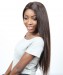 Dolago 250% Density Straight Lace Front Human Hair Wigs With Baby Hair #2 Color Brazilian Remy Hair Bleached Knots