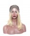 Synthetic Lace Front Wig 1B/Blonde Straight Short Bob Ombre Wigs