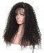 Dolago Natural Black Deep Curly 360 Lace Front Brazilian Human Hair Wig Pre Plucked With Baby Hair 130% RLC Glueless 360 HD Full Lace Wig With Invisible Hairline High Quality Frontal Wigs Pre Bleached For Sale Online  