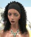 good quality deep curly headband human hair wigs for women 