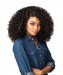 Dolago 3B 3C Kinky Curly HD Frontal Human Hair Lace Wig For Black Women High Quality Undetectable 13X6 Transparent Lace Front Wig With Baby Hair Brazilian HD Curly Human Hair Bleached The Knots 