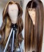 High light 1B/30 straight with silk top base full lace wig