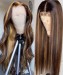 High light 1B/30 straight with silk top base full lace wig