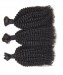 Good Brazilian Human Hair 3Pcs Afro Kinky Curly Hair Weave Hair Bulk For Hair Wigs Making