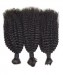 Good Brazilian Human Hair 3Pcs Afro Kinky Curly Hair Weave Hair Bulk For Hair Wigs Making