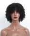 Dolago 150% Kinky Curly None Lace Human Hair Wigs With Band For Black Women Short Curly Wigs With Baby Hair Free Shipping Brazilian Bob Human Hair Pixie Wigs With Cheap Price Sale 