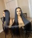 Dolago Hair Wigs Straight 360 Invisilace Lace Wig Pre Plucked With Baby Hair Natural Hairline Brazilian Human Virgin Hair Wigs