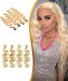 Dolago Body Wave Human Hair Weave Bundles 4 Pcs 613 Blonde Color