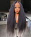 HD Lace Closure Wigs Brazilian Kinky Straight Luxury Mink