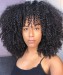 Dolago Mongolian Afro Kinky Curly 360 Real Human Hair Lace Wig For Black Women 180% 4B 4C African Kinky Curly 360 Lace Front Wig With Baby Hair High Quality Glueless 360 Invisible Lace Frontal Wig Pre Plucked