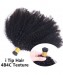 Dolago Afro Kinky Curly Keratin Fusion I Tip Hair Extensions 