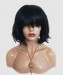 Dolago Hair Wig Natural Wavy 13x6 Bob Lace Front Wigs With Bang 250% Density Lace Front Human Hair Wigs For Black Women Pre Plucked With Baby Hair