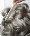 Dolago New Fashion Grey Hair Toupee Cheap Price For Men