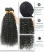 Dolago 3B 3C Kinky Curly Human Hair Weave Bundles For Short Hair Brazilian Best Human Hair Extensions For Thin Hair Natural 100g Weft Bundles Hair Sale For Women Sale Online  