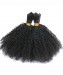 Afro Kinky Curly Human Hair Braiding Bulk For Women For Sale 