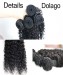 Dolago High Quality Deep Curly Bundles Virgin Human Hair Extensions For Women 100 g/set Natural Brazilian Bundle Braiding Hair Vendors with Wholesale Price Hot Sales Online