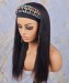 Cheap headband wigs natural hair African American For Women