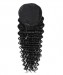 10A Deep Wave Drawstring Ponytail For Women with Clip Ins