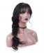 Dolago Body Wave Human Hair Lace Frontal Wig With Bang For Black Women 150% Density Transparent 13x6 Lace Front Wigs With Baby Hair Wavy High Quality Brazilian Front Lace Wigs Pre Plucked Sale Online
