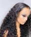Quality deep curly human hair wigs invisible knots for sale 