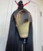 150% Density Straight 13x1 Lace Front Wigs Human Hair With Bang For Women American Brazilian Lace Frontal Wigs With Natural Hairline Pre Plucked Natural Black Front Lace Wigs With Baby Hair Online Shop