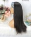 Straight Headband Human Hair None Lace Wigs For Women 