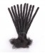 Dolago Locs Dreadlocks Extensions Afro Kinky Bulk 100% Human Hair For Braiding 0.8-0.12 Thick Handmade Dread Hair Extensions Bundles Wholesale For Sale Online 30pcs/pack For Women