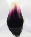 Dolago Blonde/Purple Ombre Lace Front Wig Synthetic Wig