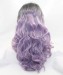 Dolago Ombre Wig Grey/Light Purple Synthetic Wig