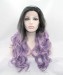 Dolago Ombre Wig Grey/Light Purple Synthetic Wig