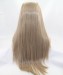 Dolago Ash Blonde Straight Synthetic Wig For Black Women