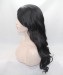 Dolago Black Wavy Side Part Synthetic Wig Lace Front Wig For Black Women