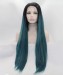 Dolago 1B/Blue Ombre Long Straight Synthetic Wig