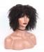 Dolago 250% Density None Lace Wigs Styled Curly Wig With Bang 14 Inches