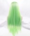 Dolago Grey/Light Green Ombre Straight Fashionable Synthetic Wig