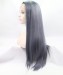 Dolago Hot Sales Grey Color Synthetic Wig Lace Front Wig