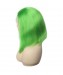 Dolago Colorful Wig Straight Bob Lace Front Wigs Pre-Plucked 130% Density Light Green Colored Human Hair Wigs For Women With Baby Hair For Sale 100% High Quality