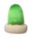 Dolago Colorful Wig Straight Bob Lace Front Wigs Pre-Plucked 130% Density Light Green Colored Human Hair Wigs For Women With Baby Hair For Sale 100% High Quality