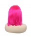 Colorful Wig Straight Bob Lace Front Wigs Pre-Plucked