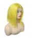 Light Yellow Short Bob Lace Front Wigs