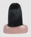 Dolago Hair Wig Short Straight 13x6 Bob Lace Front Wigs With Bang 250% Density Lace Frontl Human Hair Wigs For Black Women With Baby Hair Pre Plucked