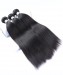 Dolago 100% Human Hair 3 Pcs Yaki Straight Brazilian Virgin Hair Bundles 